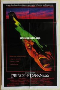 b939 PRINCE OF DARKNESS one-sheet movie poster '87 John Carpenter