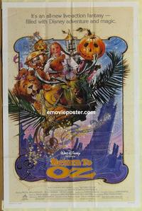 b961 RETURN TO OZ one-sheet movie poster '85 Walt Disney, Drew Struzan art!