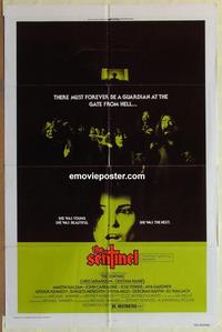 b986 SENTINEL one-sheet movie poster '77 Chris Sarandon, Cristina Raines