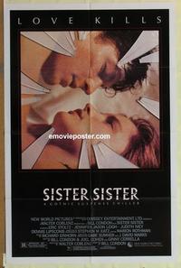 h006 SISTER SISTER one-sheet movie poster '87 Jennifer Jason Leigh