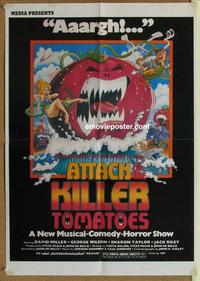 b042 ATTACK OF THE KILLER TOMATOES special movie poster '79