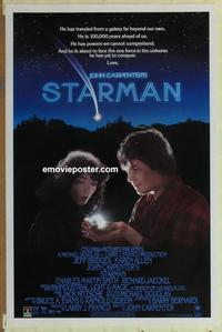 h894 STARMAN video one-sheet movie poster '84 John Carpenter, Jeff Bridges