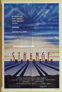h035 STRANGE INVADERS one-sheet movie poster '83 Paul Le Mat, sci-fi!