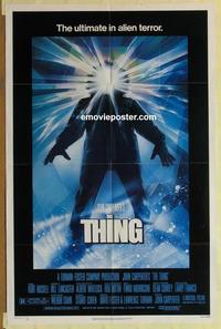 h071 THING one-sheet movie poster '82 John Carpenter, Russell
