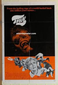 h079 TROG one-sheet movie poster '70 Joan Crawford, Michael Gough