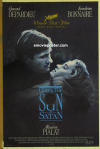 h915 UNDER THE SUN OF SATAN one-sheet movie poster '87 Gerard Depardieu