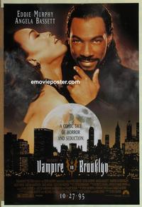 h917 VAMPIRE IN BROOKLYN DS advance one-sheet movie poster '95 Eddie Murphy