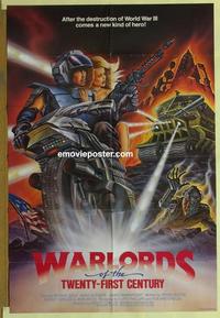 h102 WARLORDS OF THE 21ST CENTURY one-sheet movie poster '82 apocalypse!