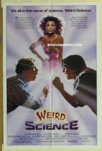 h107 WEIRD SCIENCE one-sheet movie poster '85 super sexy Kelly LeBrock!