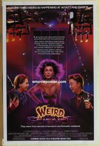 h925 WEIRD SCIENCE advance one-sheet movie poster '85 sexy Kelly LeBrock!