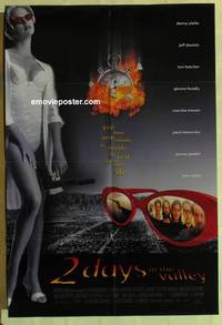 c010 2 DAYS IN THE VALLEY one-sheet movie poster '96 Danny Aiello, Daniels