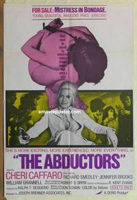 c035 ABDUCTORS one-sheet movie poster '72 Cheri Caffaro as Ginger!