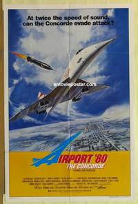 c368 CONCORDE: AIRPORT '79 int'l B one-sheet movie poster '79 Robert Wagner