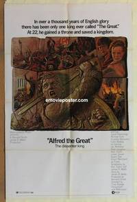c056 ALFRED THE GREAT one-sheet movie poster '69 Hemmings, Michael York
