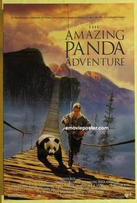 c076 AMAZING PANDA ADVENTURE DS one-sheet movie poster '95 China!