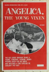 c094 ANGELICA THE YOUNG VIXEN one-sheet movie poster '70 wild nympho!
