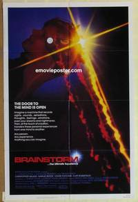 c243 BRAINSTORM one-sheet movie poster '83 Christopher Walken, Wood