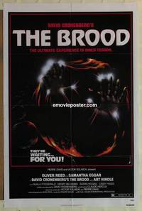 c260 BROOD one-sheet movie poster '79 David Cronenberg, Oliver Reed