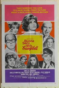 c268 BUONA SERA MRS CAMPBELL one-sheet movie poster '69 Gina Lollobrigida