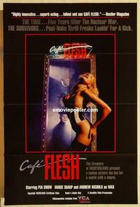 c276 CAFE FLESH video one-sheet movie poster '82 post nuclear sexy sci-fi!