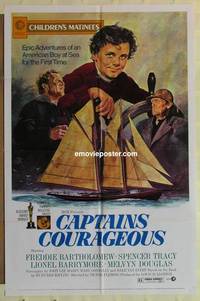 c294 CAPTAINS COURAGEOUS one-sheet movie poster R73 Spencer Tracy