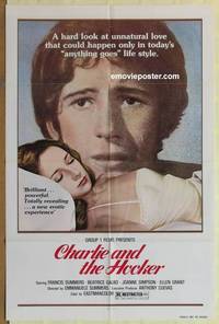 c320 CHARLIE & THE HOOKER one-sheet movie poster '70s unnatural sex!