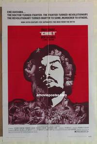 c323 CHE one-sheet movie poster '69 Omar Sharif, Jack Palance