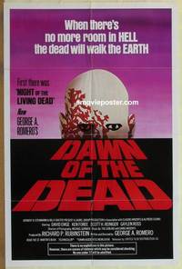 c433 DAWN OF THE DEAD one-sheet movie poster '79 George Romero original!