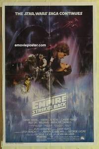 c570 EMPIRE STRIKES BACK int'l 1sh movie poster '80 George Lucas