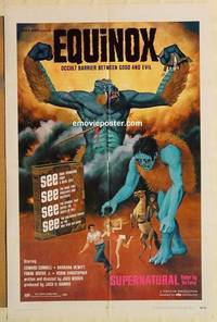 c577 EQUINOX one-sheet movie poster '69 wild horror monster images!