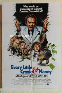 c589 EVERY LITTLE CROOK & NANNY one-sheet movie poster '72 Victor Mature
