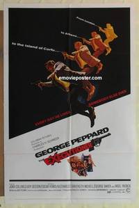 c595 EXECUTIONER one-sheet movie poster '70 George Peppard, Collins