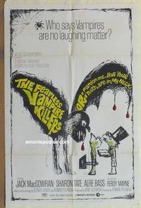 c635 FEARLESS VAMPIRE KILLERS style A one-sheet movie poster '67 Polanski