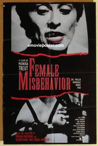 c641 FEMALE MISBEHAVIOR one-sheet movie poster '92