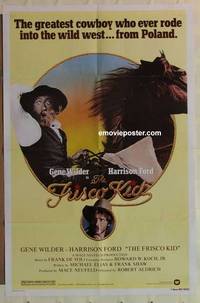 c745 FRISCO KID one-sheet movie poster '79 Gene Wilder, Harrison Ford