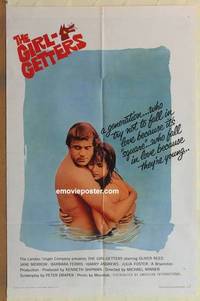 c800 GIRL-GETTERS one-sheet movie poster '65 Oliver Reed, Jane Merrow