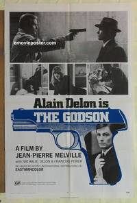 c819 GODSON one-sheet movie poster '72 Jean-Pierre Melville