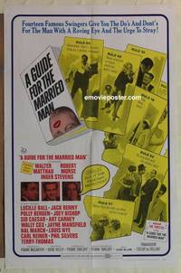 c872 GUIDE FOR THE MARRIED MAN one-sheet movie poster '67 Walter Matthau