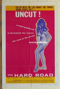 c893 HARD ROAD one-sheet movie poster '70 super sexy Connie Nelson!
