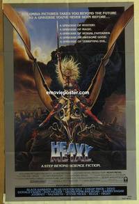 c916 HEAVY METAL one-sheet movie poster '81 classic animation!