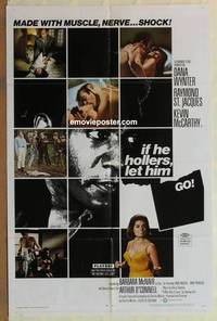 d048 IF HE HOLLERS LET HIM GO one-sheet movie poster '68 Dana Wynter