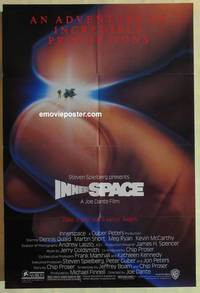 d060 INNERSPACE one-sheet movie poster '87 Dennis Quaid, Short, Ryan