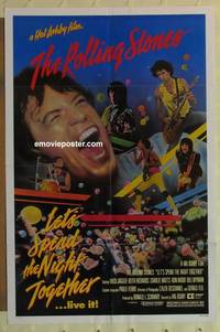 d104 LET'S SPEND THE NIGHT TOGETHER one-sheet movie poster '83 Jagger