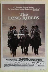 d108 LONG RIDERS one-sheet movie poster '80 Walter Hill, Carradines!