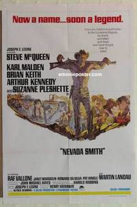 d125 NEVADA SMITH one-sheet movie poster '66 Steve McQueen, Karl Malden