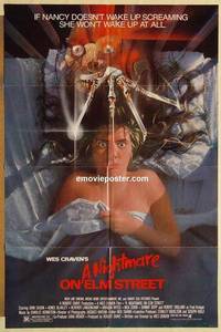 d132 NIGHTMARE ON ELM STREET one-sheet movie poster '84 Wes Craven classic!
