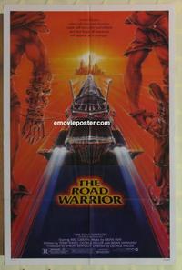 d113 MAD MAX 2: THE ROAD WARRIOR one-sheet movie poster '82 Mel Gibson