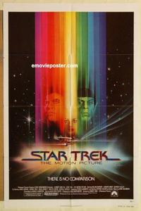 d173 STAR TREK advance one-sheet movie poster '79 Shatner, Bob Peak art!