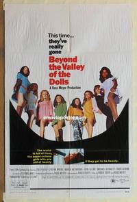 g031 BEYOND THE VALLEY OF THE DOLLS one-sheet movie poster '70 Russ Meyer