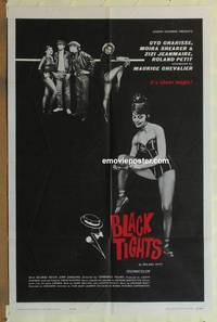 g033 BLACK TIGHTS one-sheet movie poster '62 Cyd Charisse, Moira Shearer